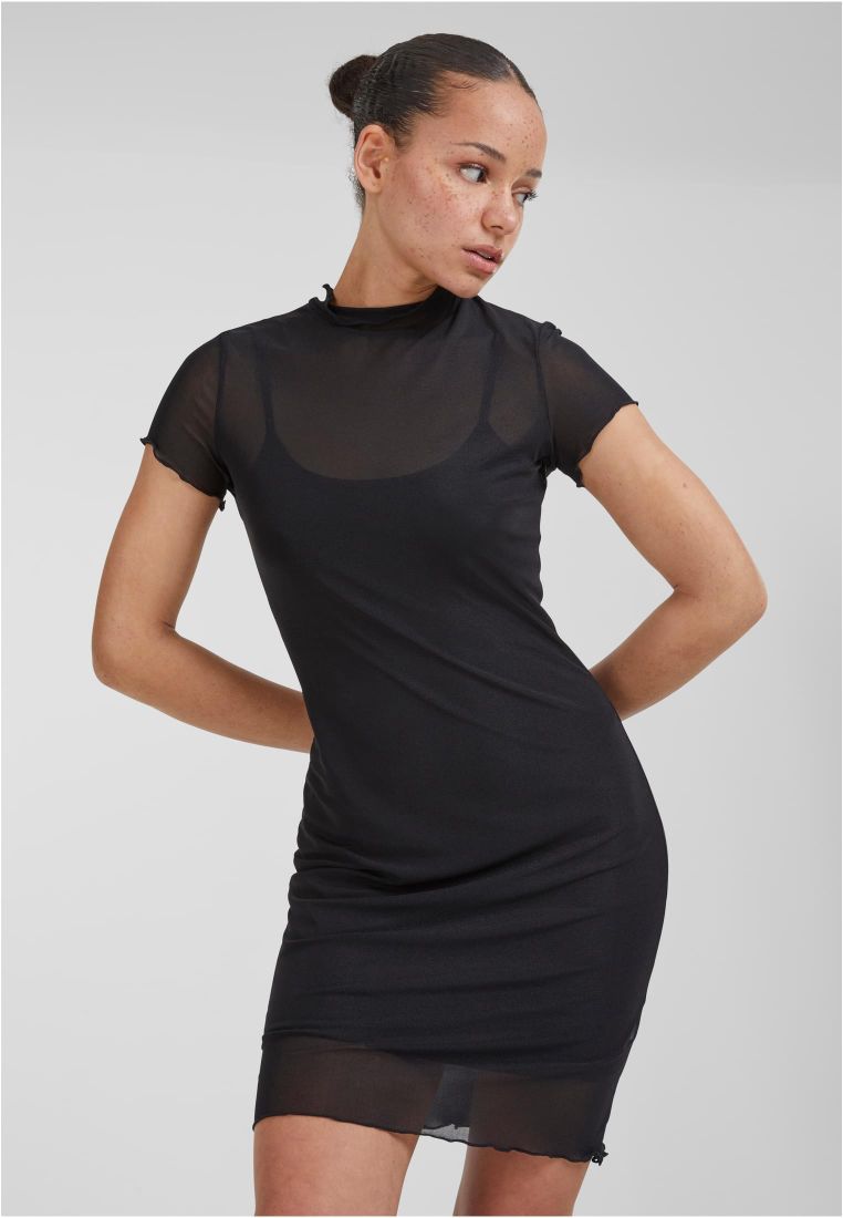 Ladies Mesh Double Layer Dress - Naisten Shortsit, Hameet ja Mekot - TTUTB5024 - 7