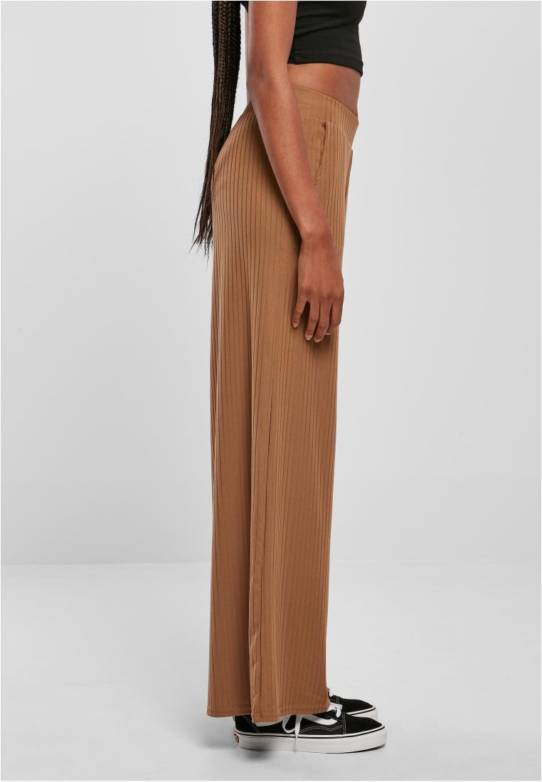 Ladies Rib Jersey Wide Leg Pants - Ladies Pants - TTUTB5029 - 307