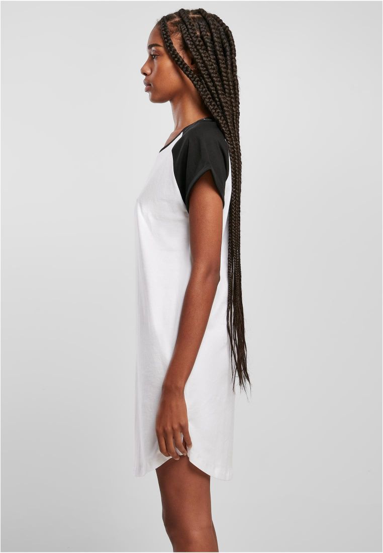 Ladies Contrast Raglan Tee Dress - Naisten Shortsit, Hameet ja Mekot - TTUTB5030 - 305