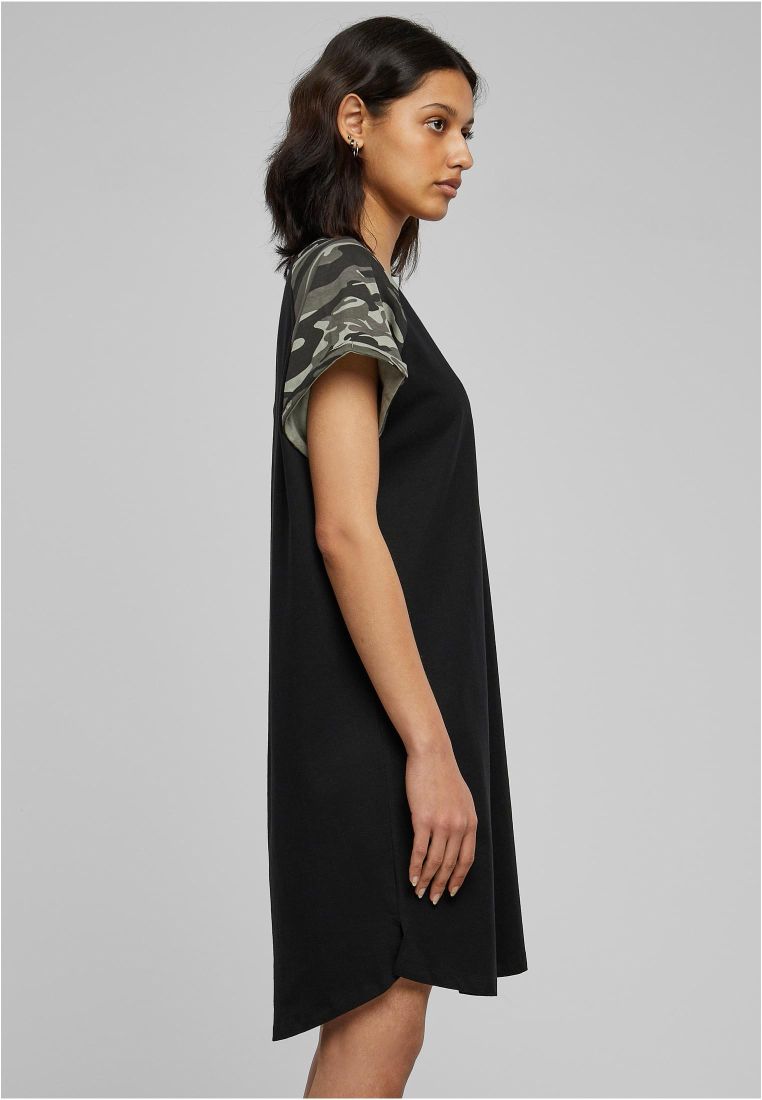 Ladies Contrast Raglan Tee Dress - Naisten Shortsit, Hameet ja Mekot - TTUTB5030 - 577