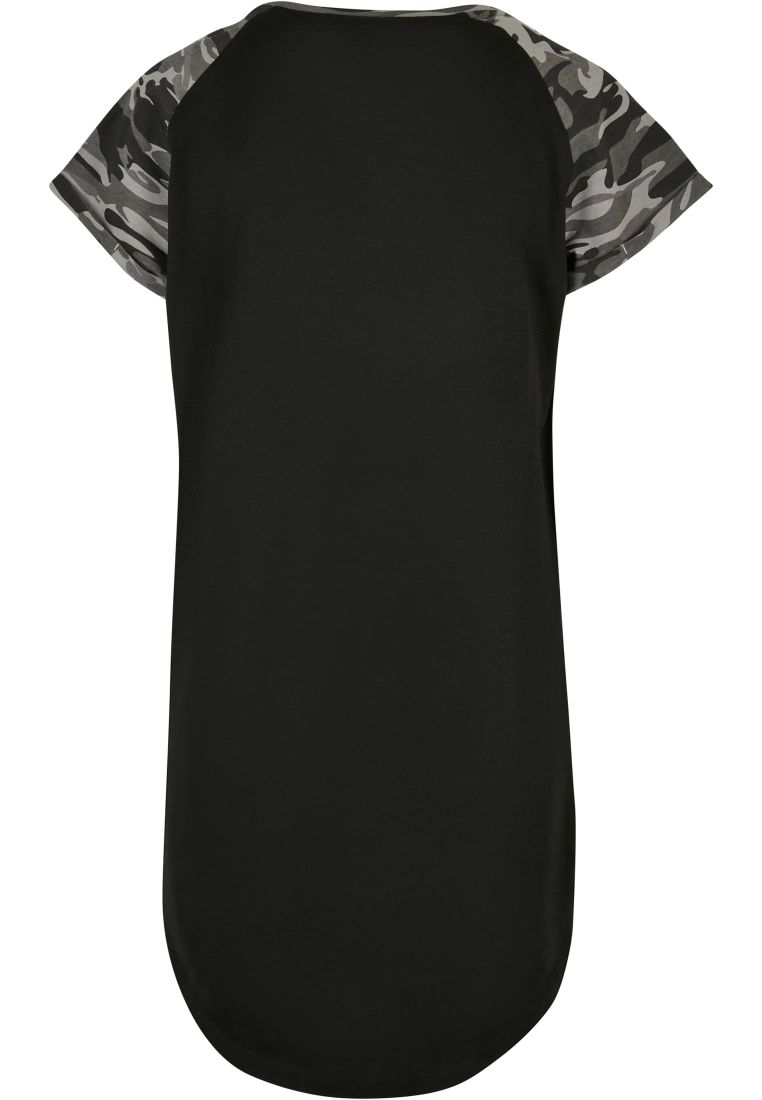 Ladies Contrast Raglan Tee Dress - Naisten Shortsit, Hameet ja Mekot - TTUTB5030 - 580