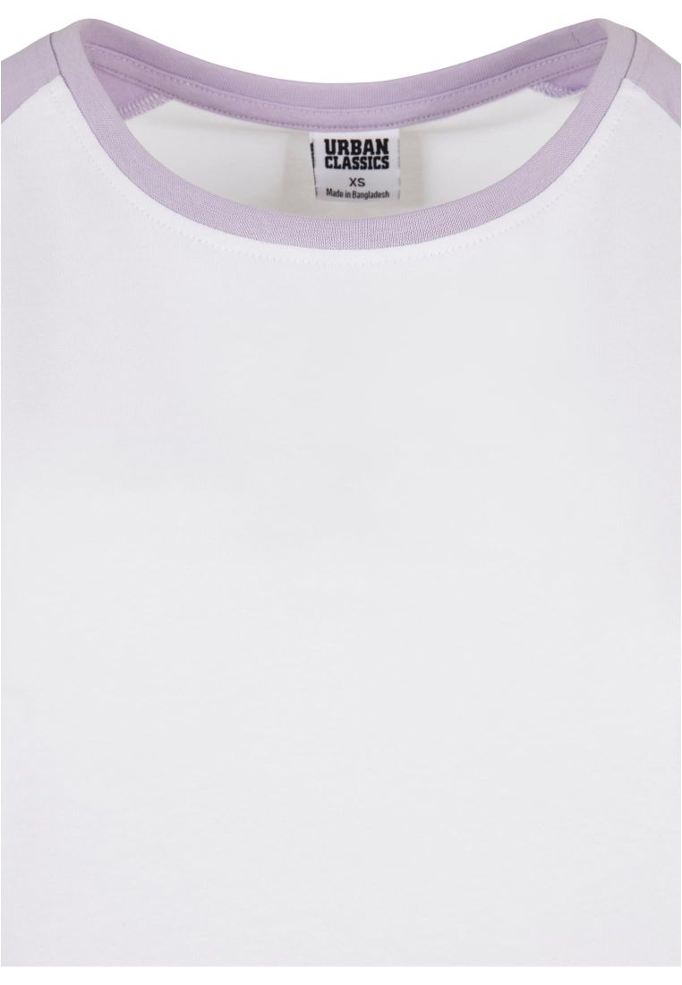 Ladies Contrast Raglan Tee Dress - Naisten Shortsit, Hameet ja Mekot - TTUTB5030 - 1121