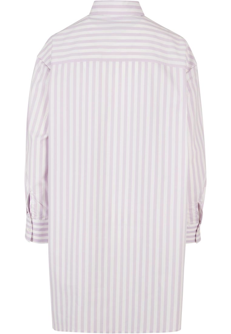 Ladies Oversized Stripe Shirt - Ladies Collar Shirts - TTUTB5041 - 9