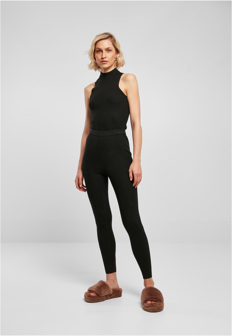 Ladies Rib Knit Leggings - Ladies Leggins - TTUTB5057 - 7