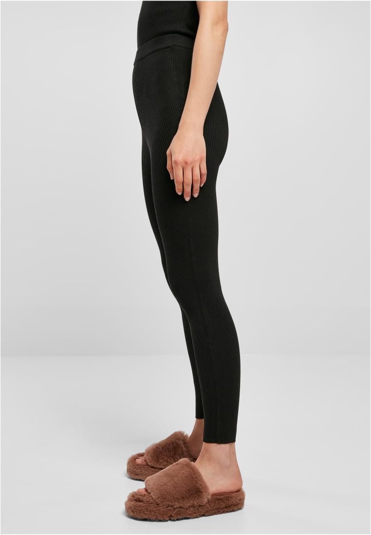 Ladies Rib Knit Leggings - Ladies Leggins - TTUTB5057 - 4