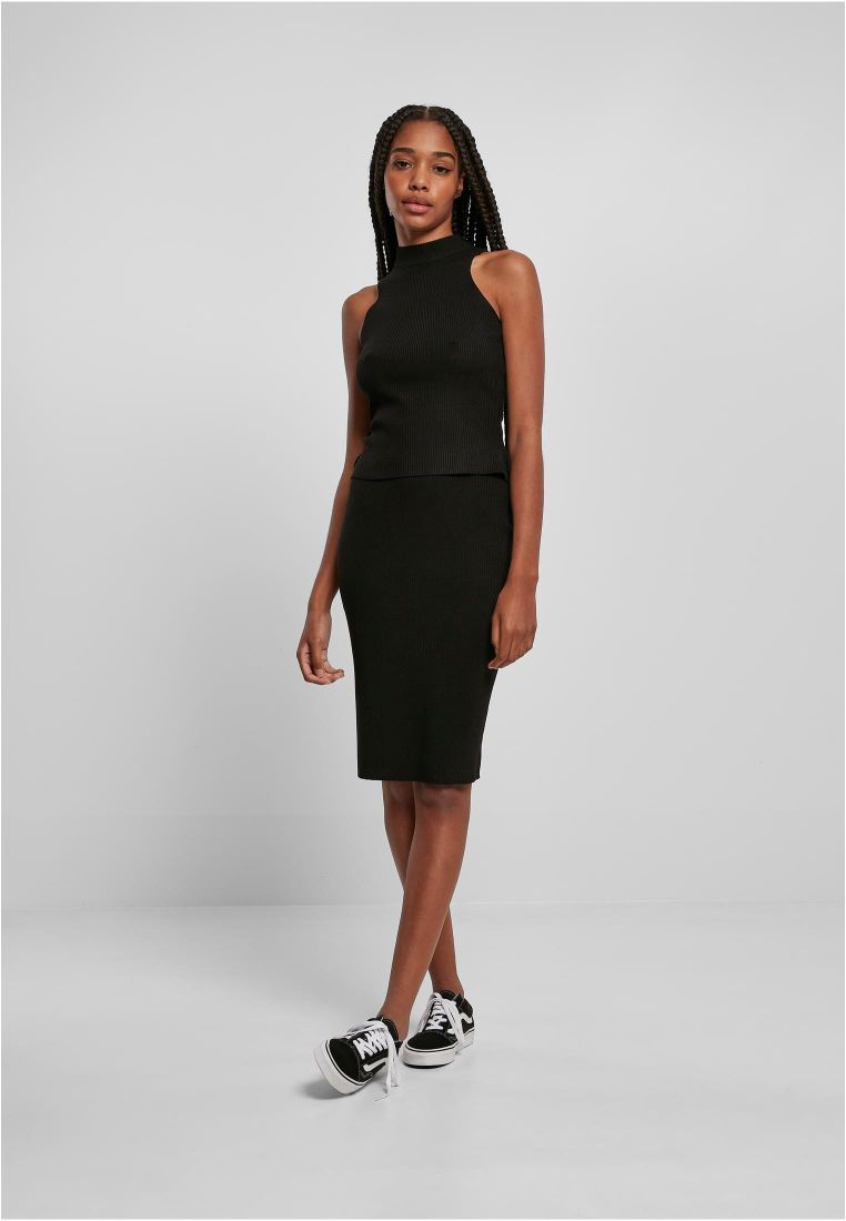 Ladies Rib Knit Midi Skirt - Naisten Shortsit, Hameet ja Mekot - TTUTB5058 - 7