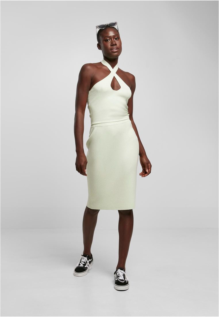 Ladies Rib Knit Midi Skirt - Naisten Shortsit, Hameet ja Mekot - TTUTB5058 - 584