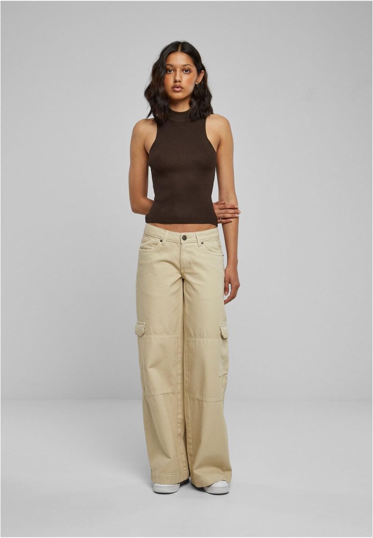 Ladies Short Rib Knit Turtleneck Top - Ladies T-Shirts and Tops - TTUTB5059 - 308