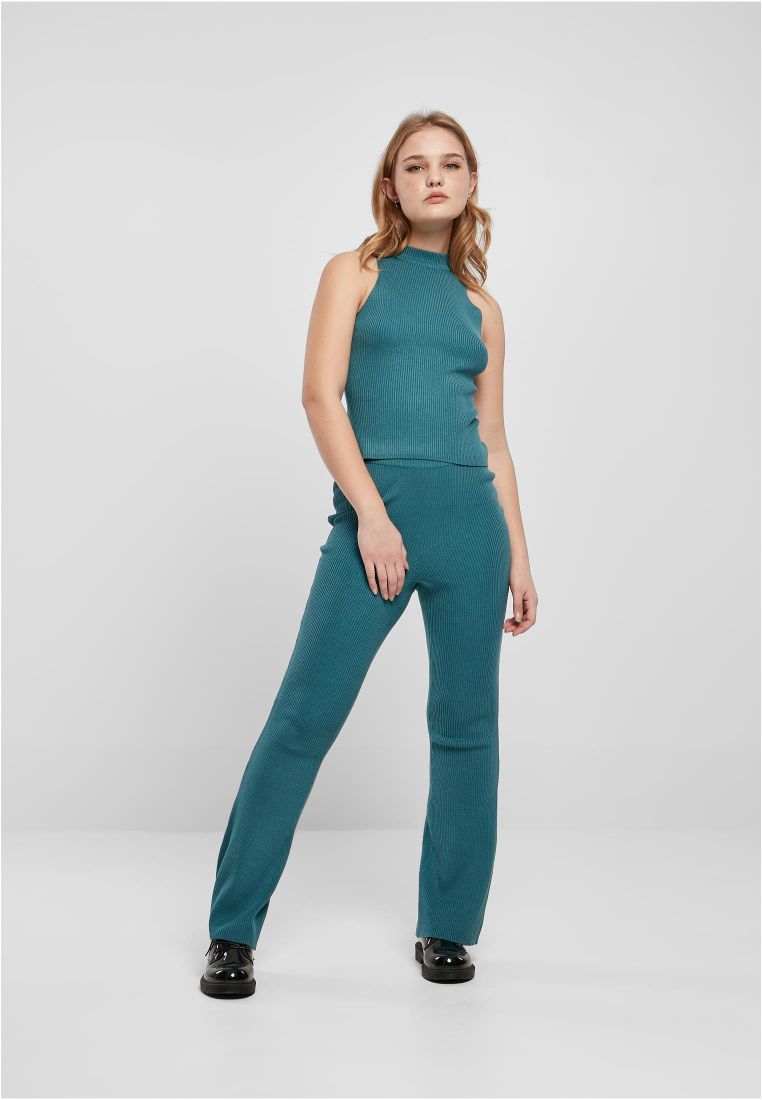 Ladies Short Rib Knit Turtleneck Top - Ladies T-Shirts and Tops - TTUTB5059 - 848