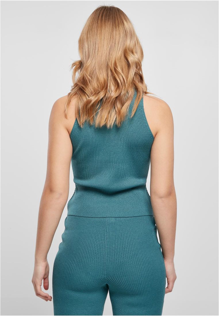 Ladies Short Rib Knit Turtleneck Top - Ladies T-Shirts and Tops - TTUTB5059 - 846