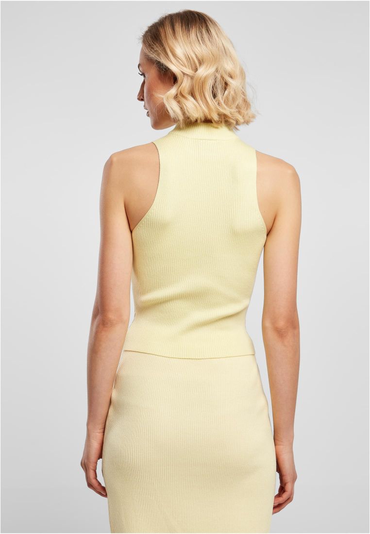 Ladies Short Rib Knit Turtleneck Top - Ladies T-Shirts and Tops - TTUTB5059 - 1116