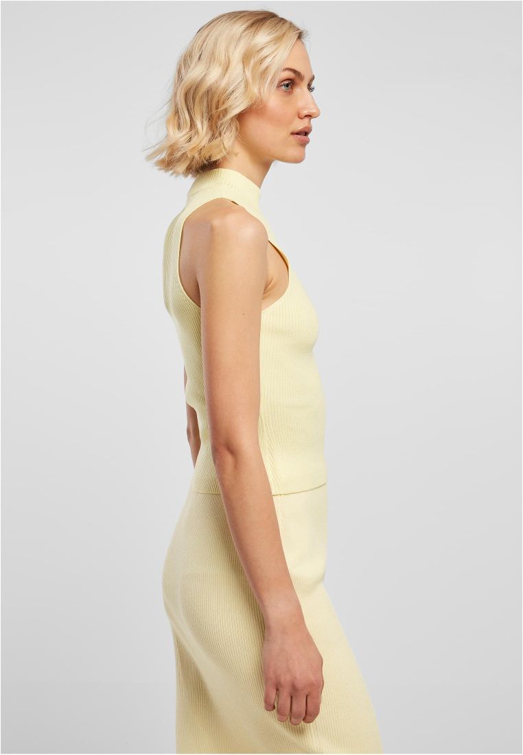 Ladies Short Rib Knit Turtleneck Top - Ladies T-Shirts and Tops - TTUTB5059 - 1117