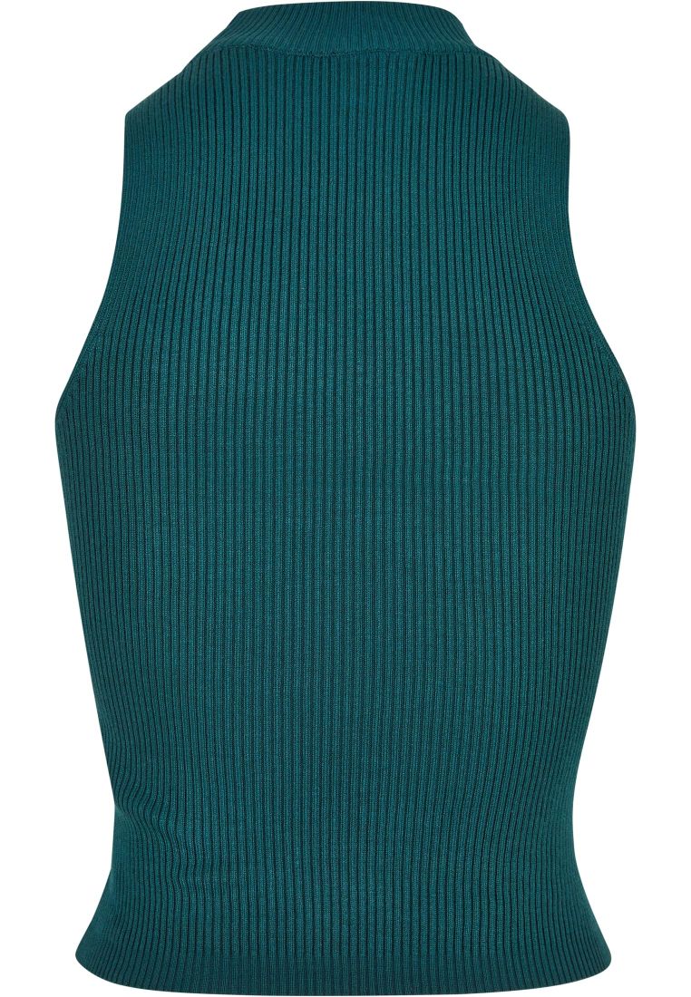 Ladies Short Rib Knit Turtleneck Top - Ladies T-Shirts and Tops - TTUTB5059 - 880