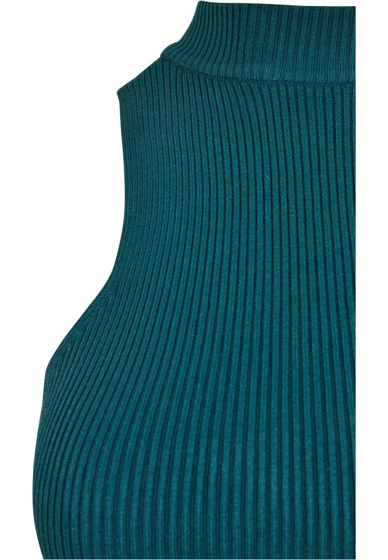 Ladies Short Rib Knit Turtleneck Top - Ladies T-Shirts and Tops - TTUTB5059 - 851