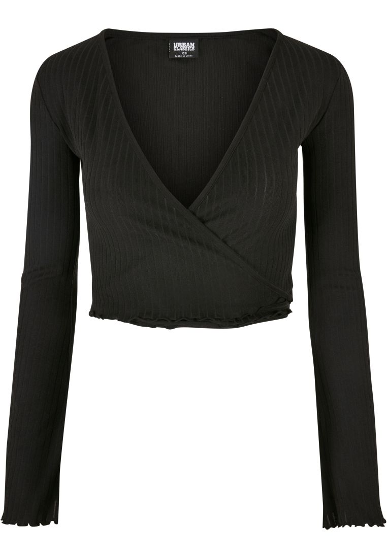 Ladies Cropped Rib Wrapped Longsleeve - Ladies Crewnecks and College Jackets - TTUTB5067 - 8