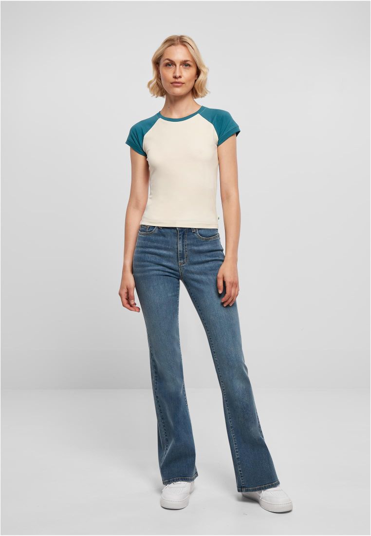 Ladies Organic Stretch Short Retro Baseb - Ladies T-Shirts and Tops - TTUTB5075 - 308