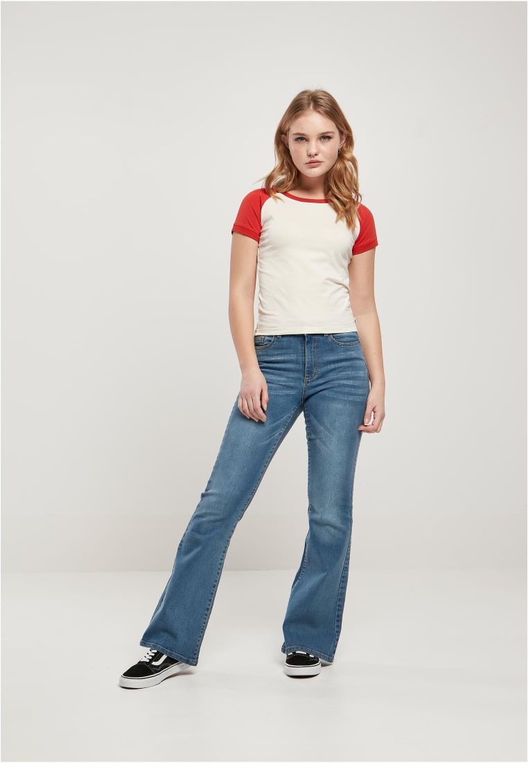 Ladies Organic Stretch Short Retro Baseb - Ladies T-Shirts and Tops - TTUTB5075 - 848