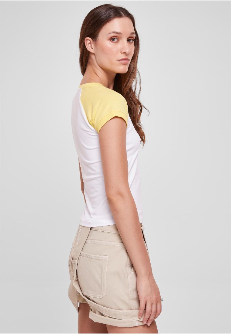 Ladies Organic Stretch Short Retro Baseb - Ladies T-Shirts and Tops - TTUTB5075 - 1117