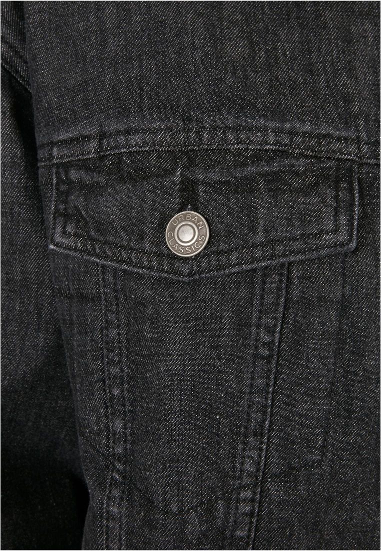 Ladies Oversized Sherpa Denim Jacket - Ladies Jackets - TTUTB5077 - 12