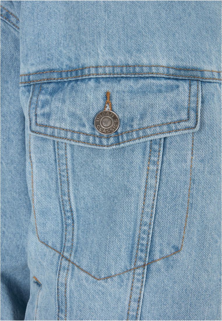 Ladies Oversized Sherpa Denim Jacket - Ladies Jackets - TTUTB5077 - 343