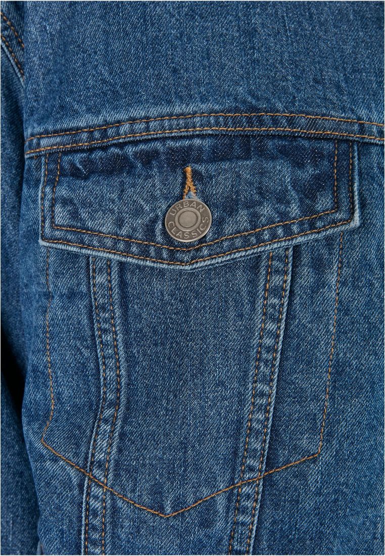 Ladies Oversized Sherpa Denim Jacket - Ladies Jackets - TTUTB5077 - 613