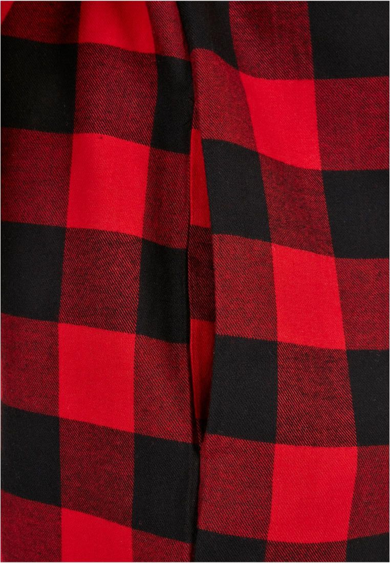 Ladies Oversized Check Flannel Shirt Dress - Naisten Shortsit, Hameet ja Mekot - TTUTB5087 - 13