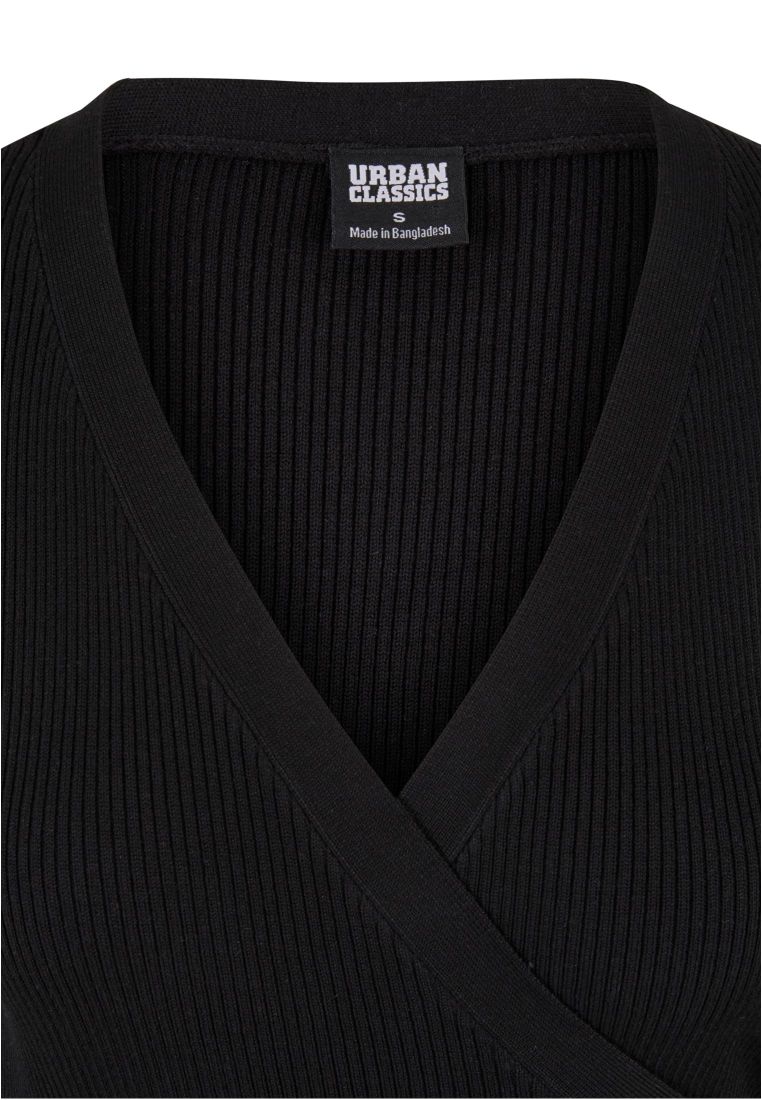 Ladies Rib Knit Wrapped Cardigan - Ladies Crewnecks and College Jackets - TTUTB5088 - 10