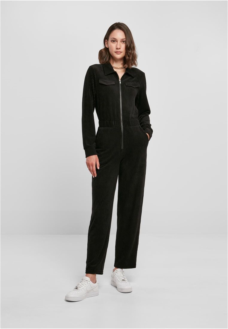 Ladies Velvet Rib Boiler Suit - Ladies Crewnecks and College Jackets - TTUTB5096 - 7