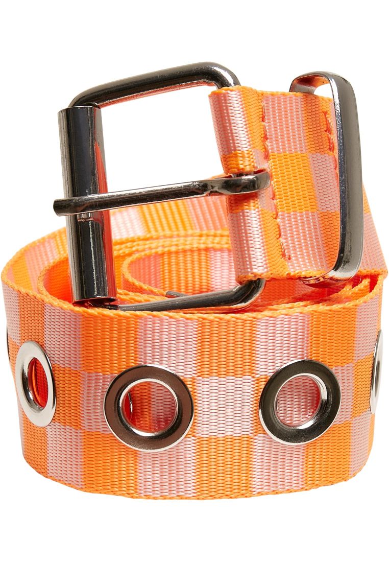 Checker Belt With Eyelets - Vyöt - TTUTB5138 - 92