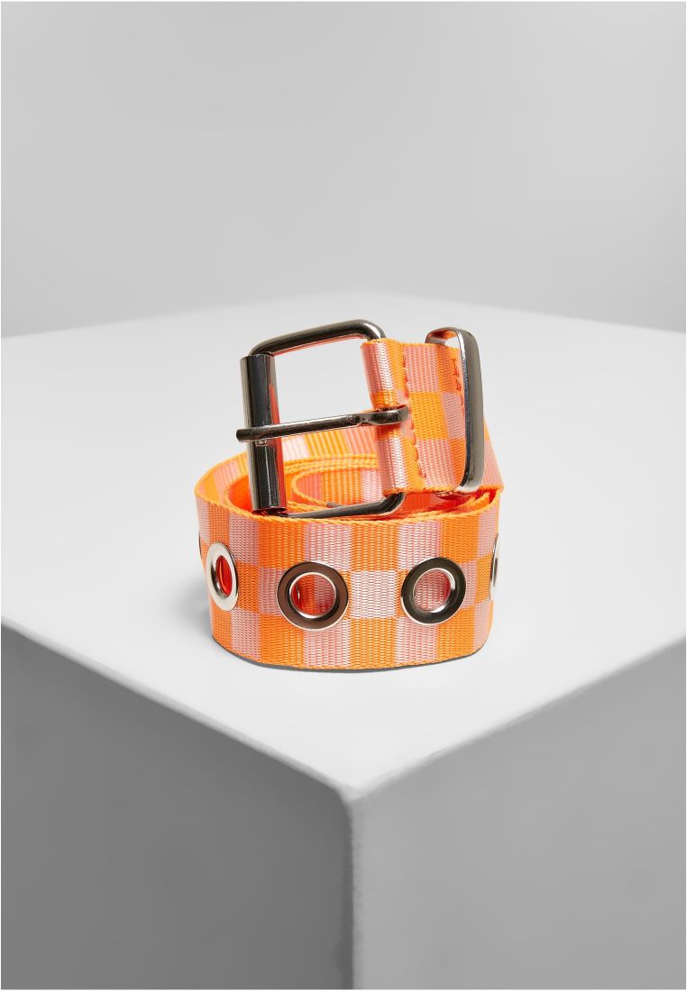 Checker Belt With Eyelets - Vyöt - TTUTB5138 - 94