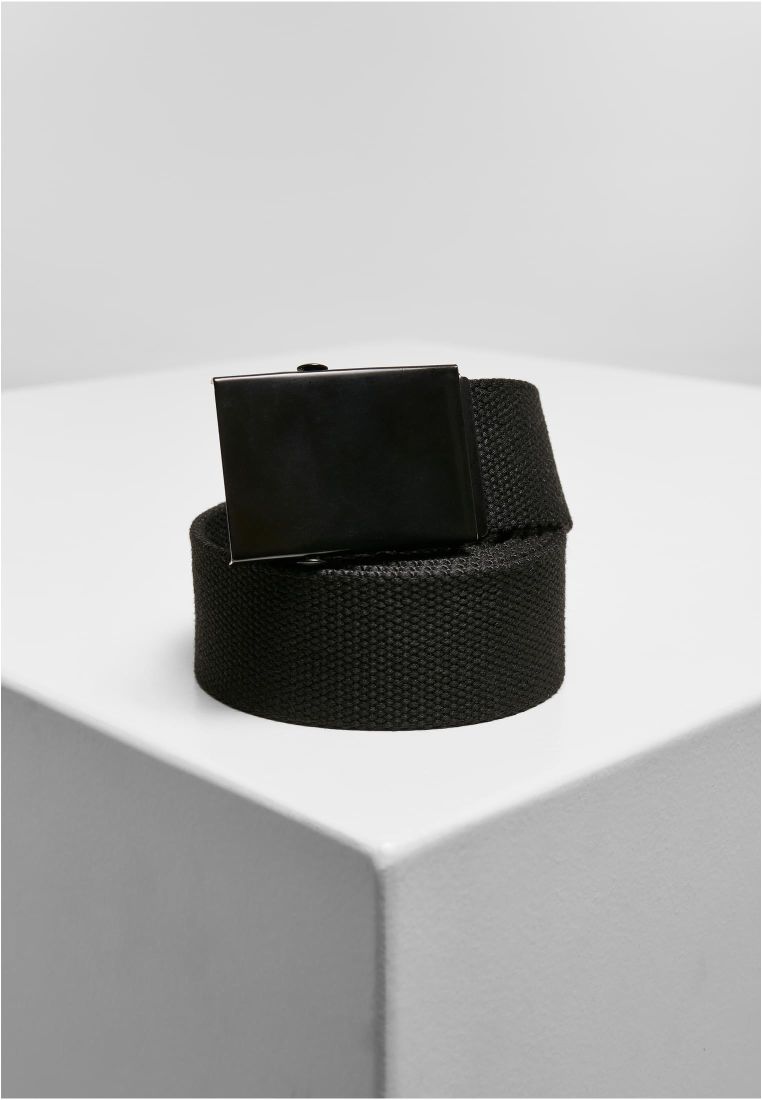 Check And Solid Canvas Belt 2-Pack - Vyöt - TTUTB5139 - 5