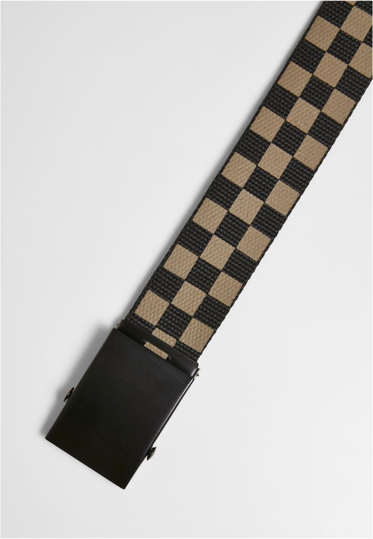 Check And Solid Canvas Belt 2-Pack - Vyöt - TTUTB5139 - 67