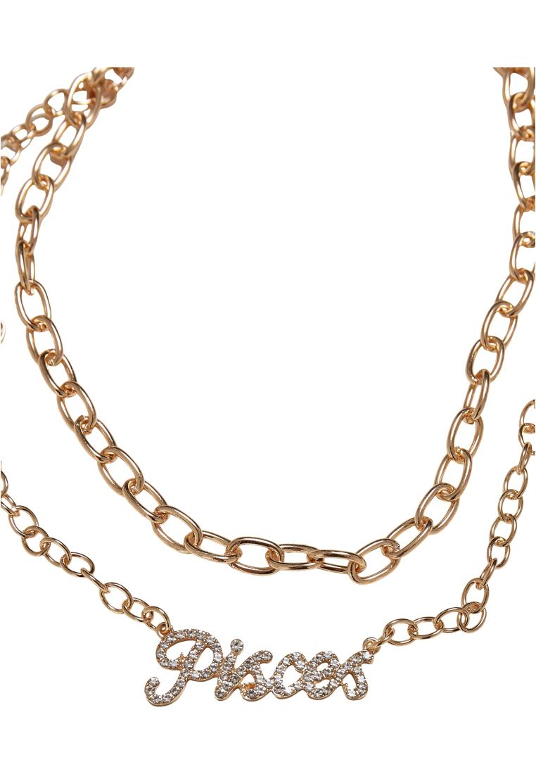 Diamond Zodiac Golden Necklace - Watches and Jewelleries - TTUTB5143 - 95