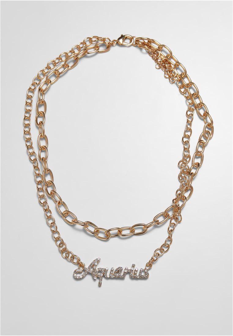 Diamond Zodiac Golden Necklace - Watches and Jewelleries - TTUTB5143 - 34