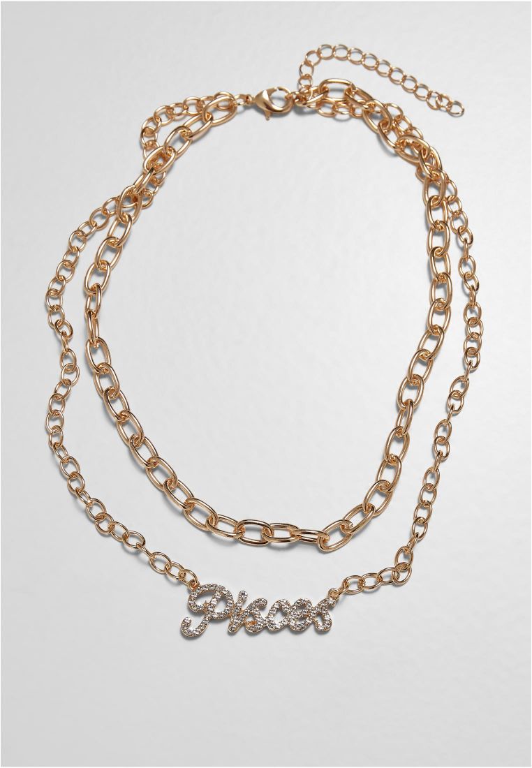 Diamond Zodiac Golden Necklace - Watches and Jewelleries - TTUTB5143 - 94