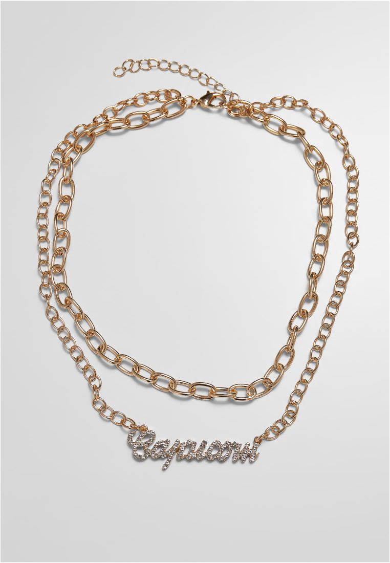 Diamond Zodiac Golden Necklace - Watches and Jewelleries - TTUTB5143 - 154