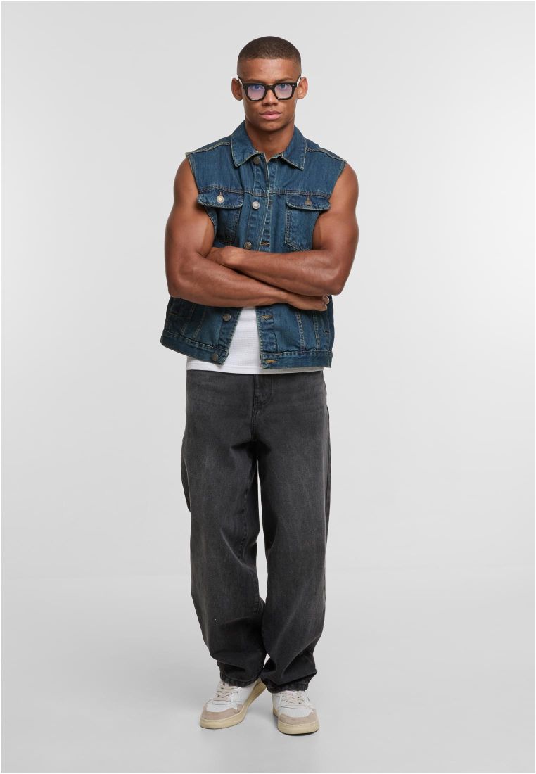 Denim Vest - Mens Jackets - TTUTB514 - 276