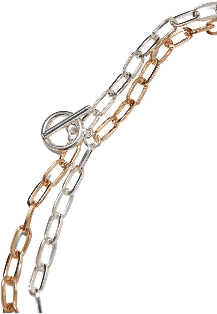 Bicolor Layering Necklace - Kellot ja Korut - TTUTB5157 - 36