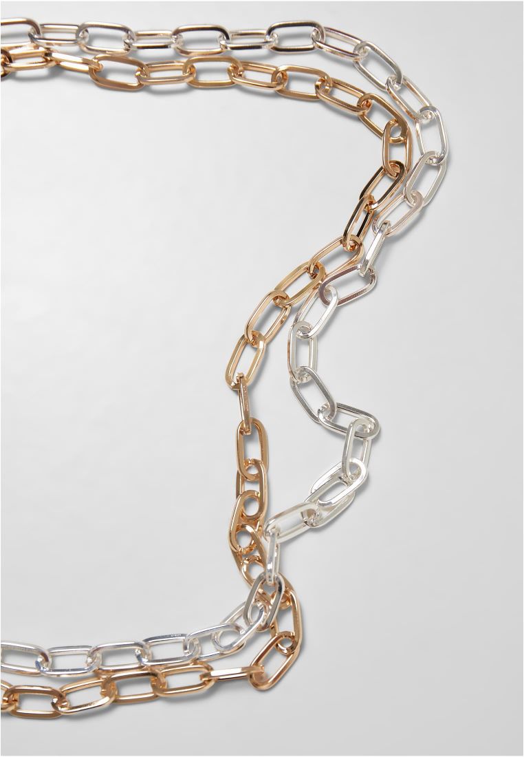 Bicolor Layering Necklace - Kellot ja Korut - TTUTB5157 - 4