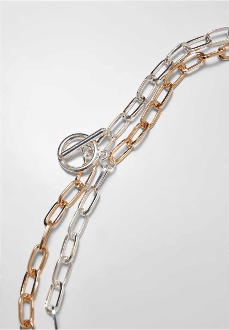 Bicolor Layering Necklace - Kellot ja Korut - TTUTB5157 - 5
