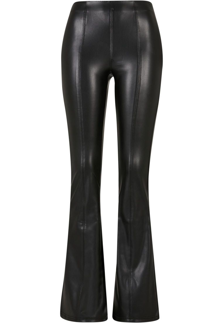 Ladies Synthetic Leather Flared Pants -  webstore