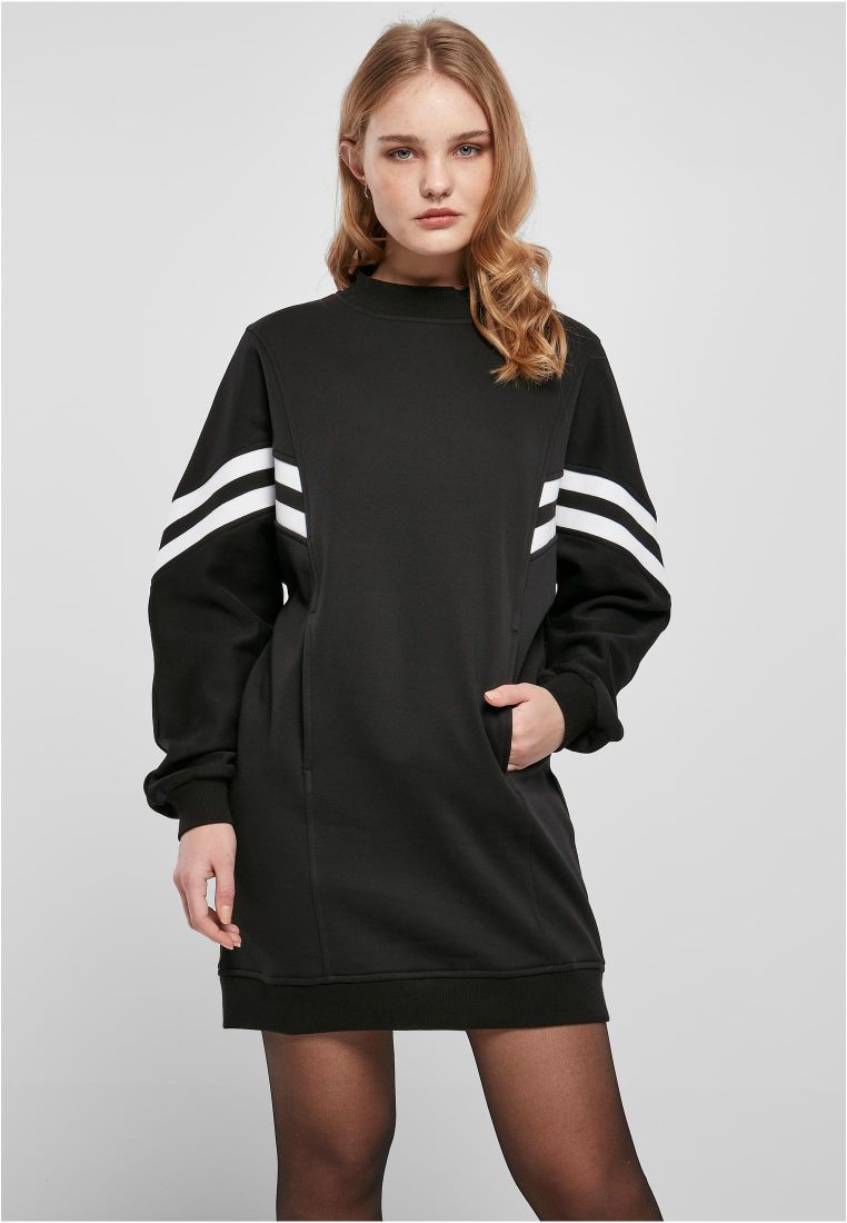 Ladies Oversized College Sweat Dress - Ladies Shorts, Skirts and Dresses - TTUTB5414 - 1