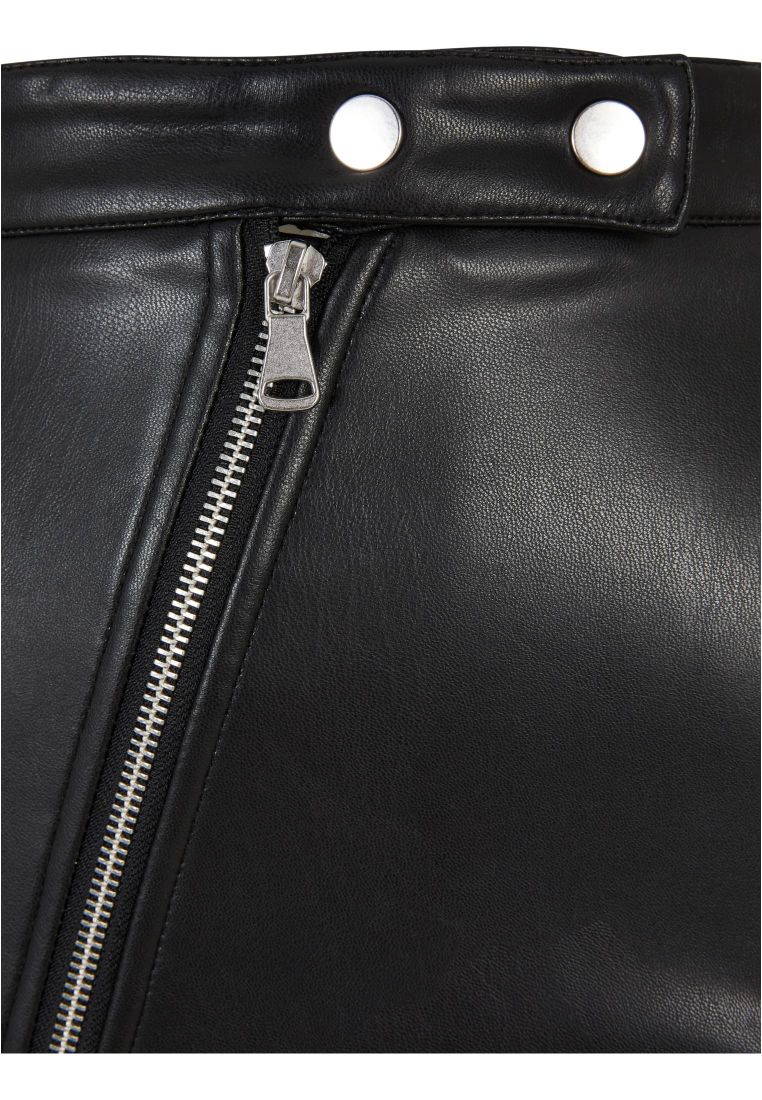 Ladies Synthetic Leather Biker Skirt - Ladies Shorts, Skirts and Dresses - TTUTB5415 - 12