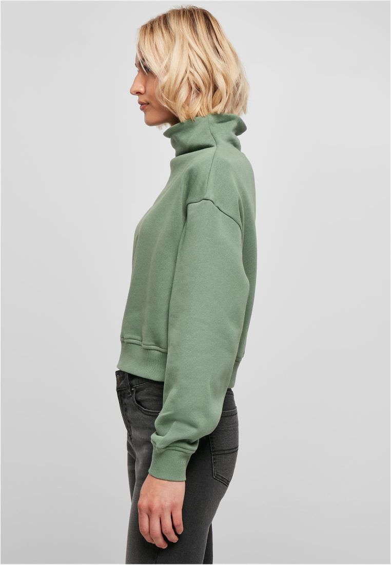 Ladies Organic Short High Neck Crew - Naisten Colleget ja Collegetakit - TTUTB5420 - 575