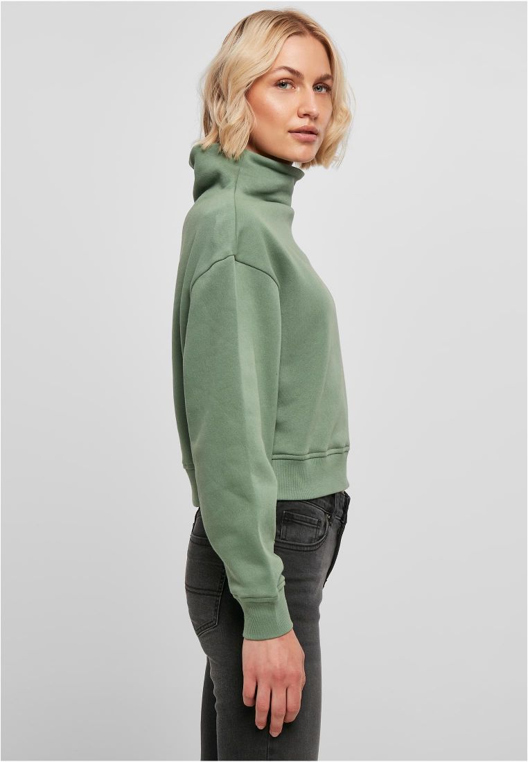 Ladies Organic Short High Neck Crew - Naisten Colleget ja Collegetakit - TTUTB5420 - 577