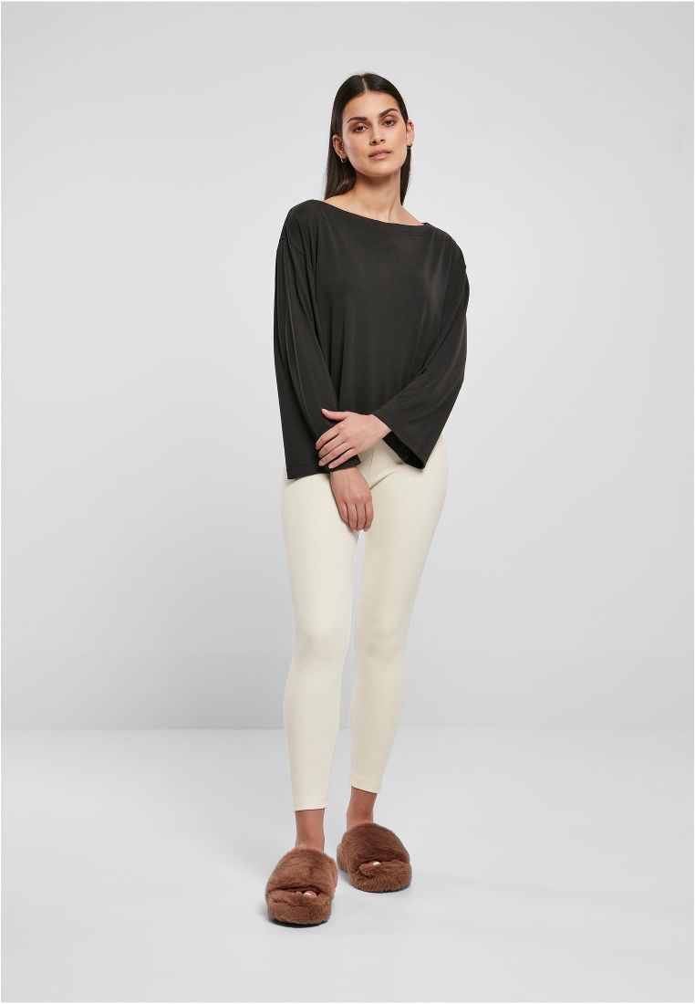 Ladies Short Modal Bateau Necklinie Long - Ladies Crewnecks and College Jackets - TTUTB5424 - 7