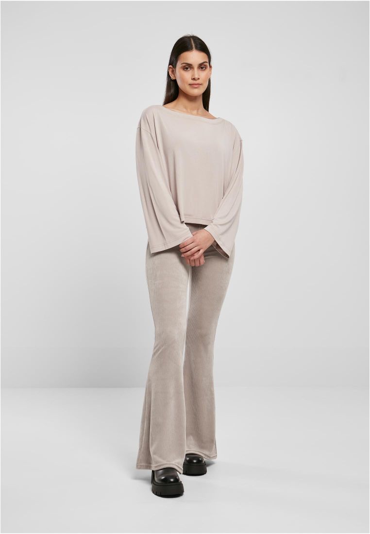 Ladies Short Modal Bateau Necklinie Long - Ladies Crewnecks and College Jackets - TTUTB5424 - 578