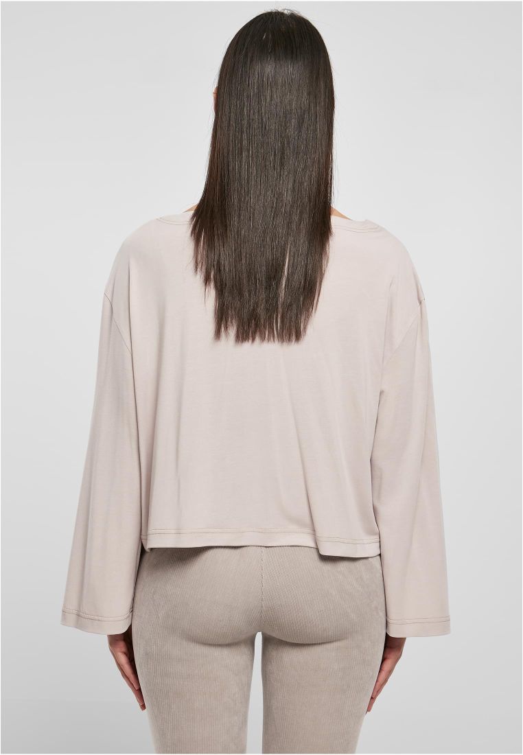 Ladies Short Modal Bateau Necklinie Long - Ladies Crewnecks and College Jackets - TTUTB5424 - 576