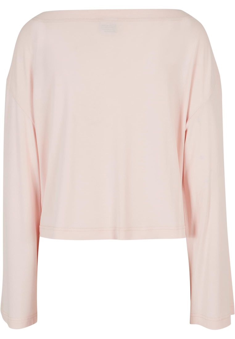 Ladies Short Modal Bateau Necklinie Long - Ladies Crewnecks and College Jackets - TTUTB5424 - 310