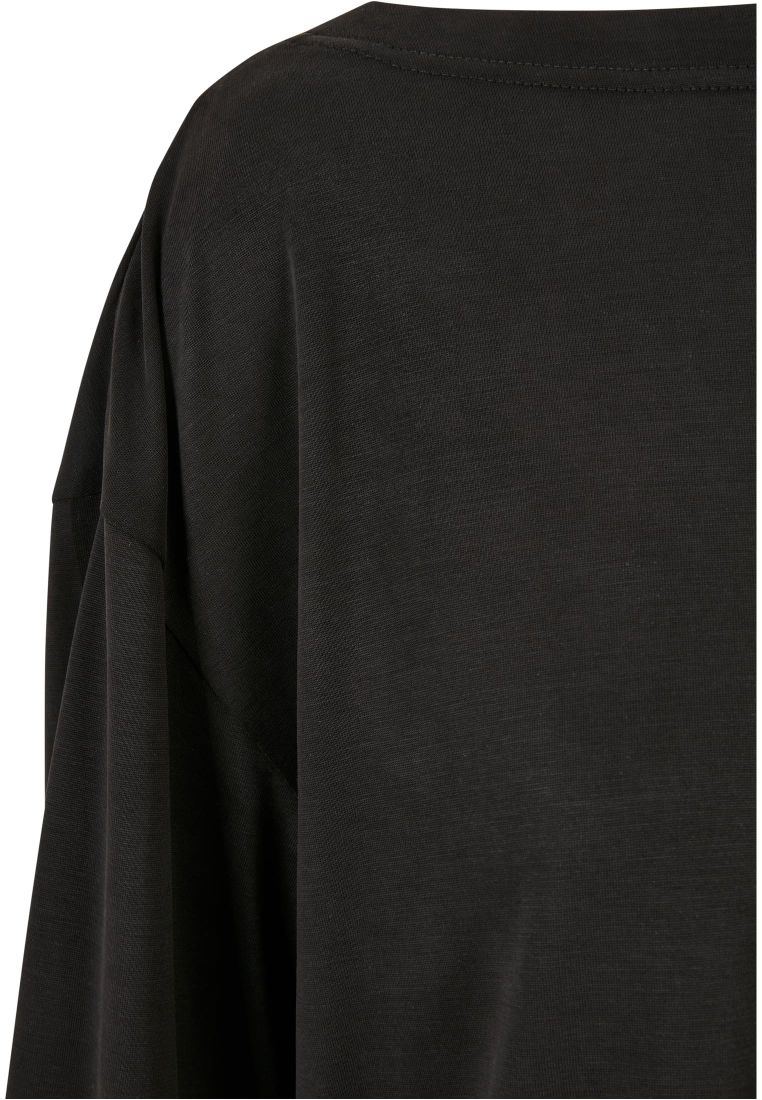 Ladies Short Modal Bateau Necklinie Long - Ladies Crewnecks and College Jackets - TTUTB5424 - 10